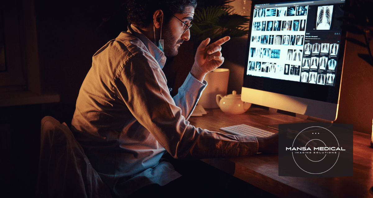 A doctor in a night shift